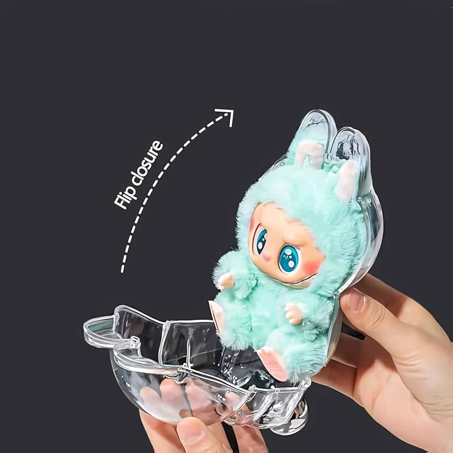 🧸 Coque CosyCloud pour Labubu – Protection Kawaii et Élégante