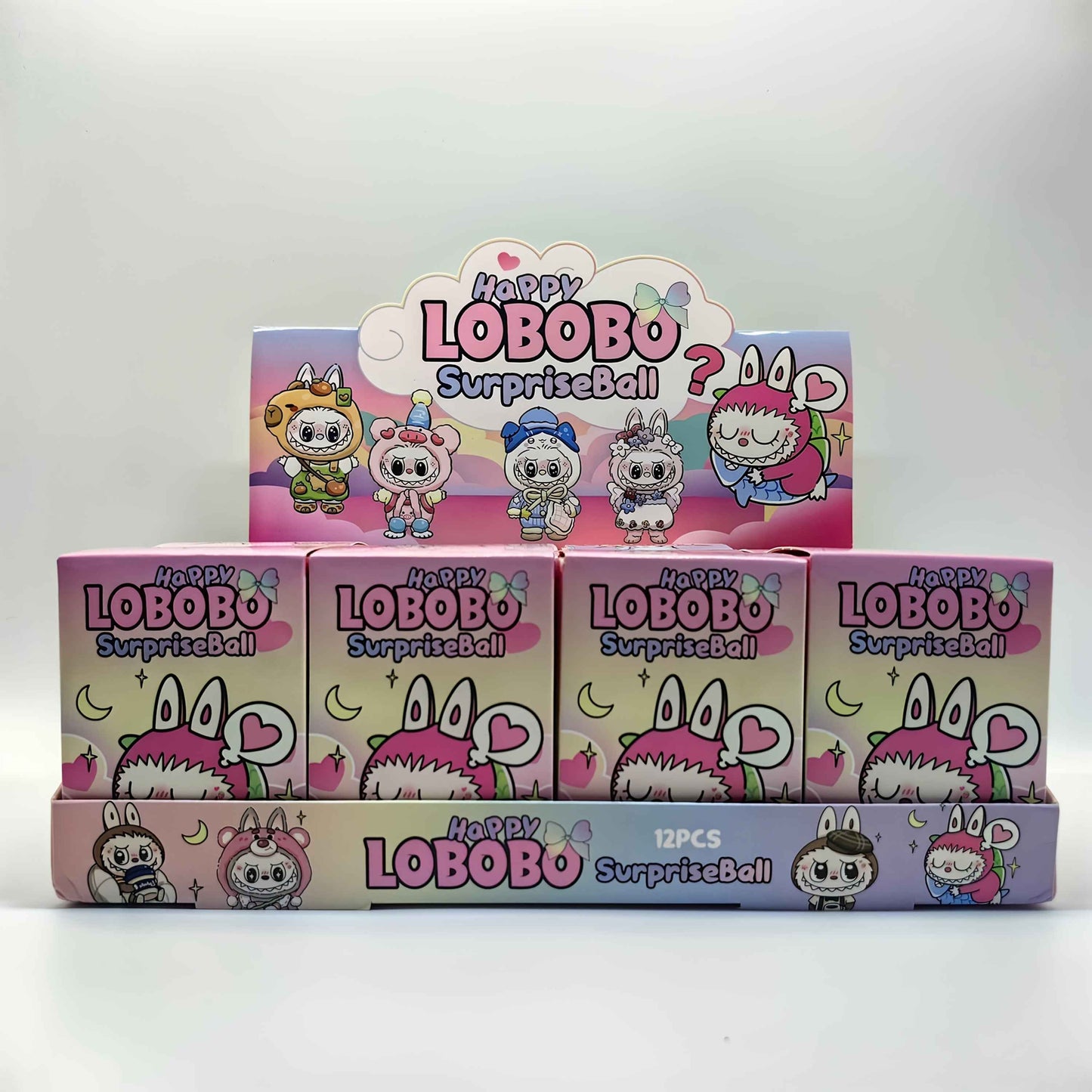 🎨 Coffret Collector LO BO BO – 12 Figurines d’Art Uniques