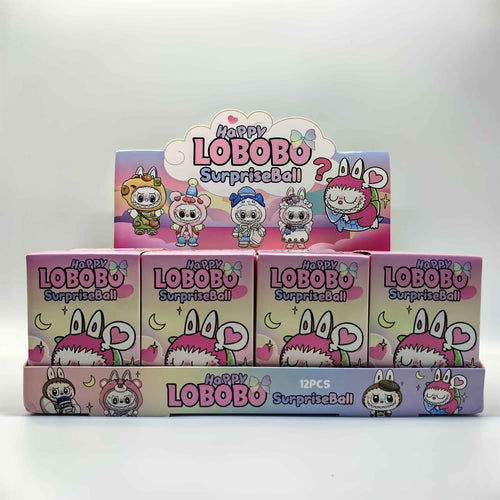 🎨 Coffret Collector LO BO BO – 12 Figurines d’Art Uniques