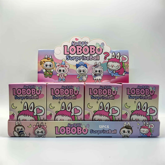 🎨 Coffret Collector LO BO BO – 12 Figurines d’Art Uniques