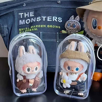 🎒 Labubu Sac Jardin Secret – Le Cocon Transparent pour Vos Compagnons de Cœur