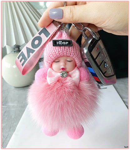 🧸Labubu Flocon Élégant – Charme Doux & Signature Unique