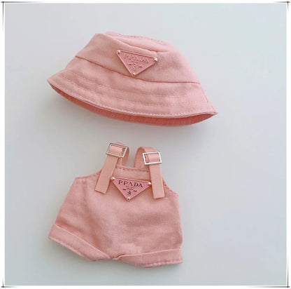 👗🧢 Vêtements Mini Poupée Labubu 17 cm – Tenue Complète avec Chapeau &amp; Chaussures