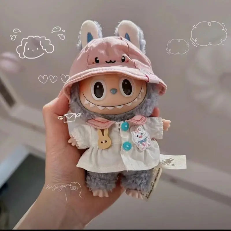 👗 Vêtements Mini Poupée 17cm Labubu – Élégance, Jeu &amp; Imagination