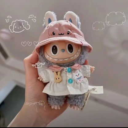 👗 Vêtements Mini Poupée 17cm Labubu – Élégance, Jeu &amp; Imagination