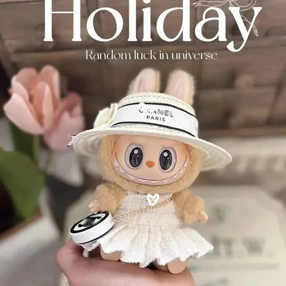 🌟 Vêtements de Poupée Labubu 17cm - Luxe Mini Macaron