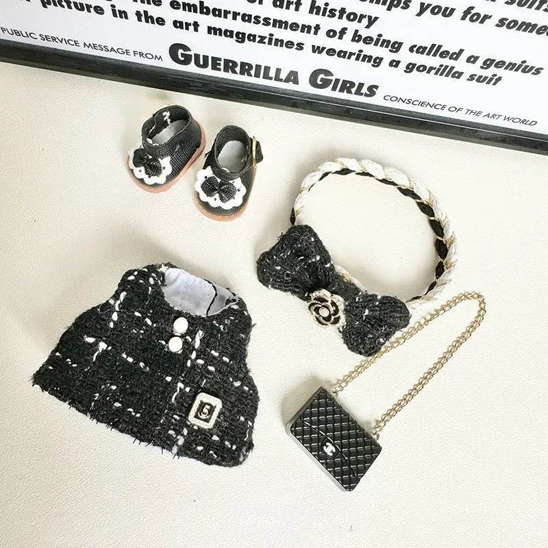 🌸 Ensemble Camellia pour Poupée Labubu 17 cm – Élégance, Style &amp; Imagination