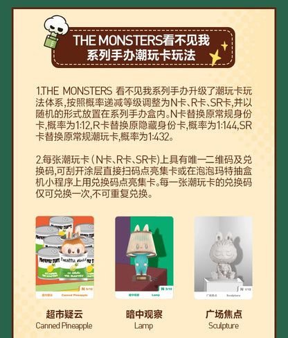 🎁 Labubu Monstres – Série Presque Cachée | Boîte Surprise Kawaii (12 Modèles Uniques)