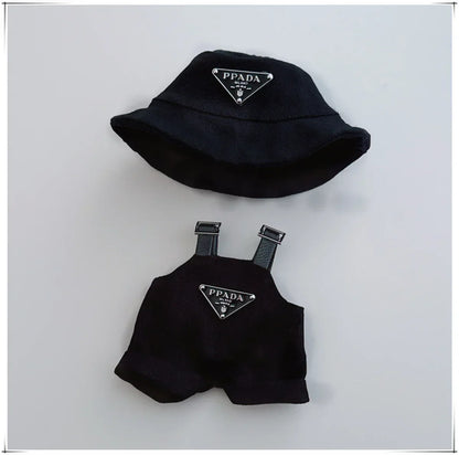 👗🧢 Vêtements Mini Poupée Labubu 17 cm – Tenue Complète avec Chapeau &amp; Chaussures