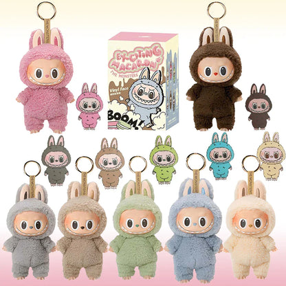 🧸 Figurine Labubu Enamel 17 cm – Monstre Kawaii &amp; Déco Pop