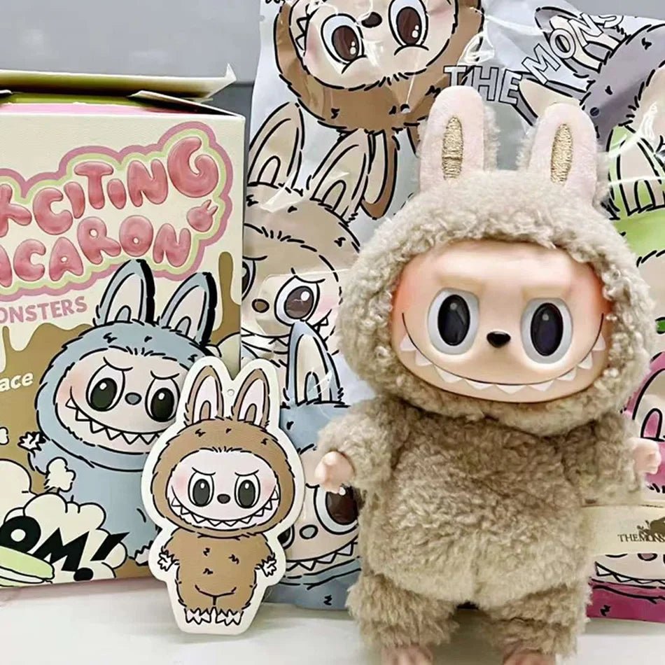 🧸 Figurine Labubu Enamel 17 cm – Monstre Kawaii &amp; Déco Pop