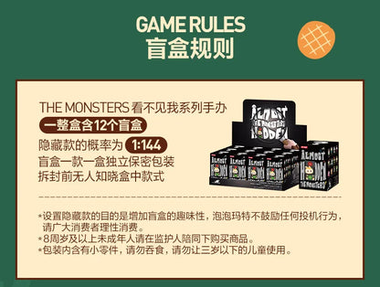 🎁 Labubu Monstres – Série Presque Cachée | Boîte Surprise Kawaii (12 Modèles Uniques)