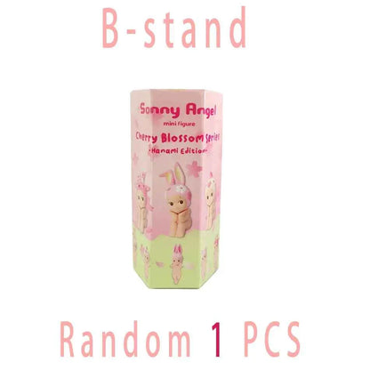 🌸 Figurine Mini Hippers LABUBU – Édition Cherry Blossom
