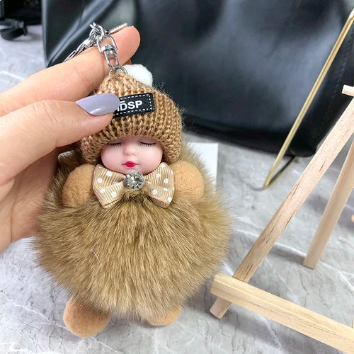 🧸Labubu Flocon Élégant – Charme Doux & Signature Unique