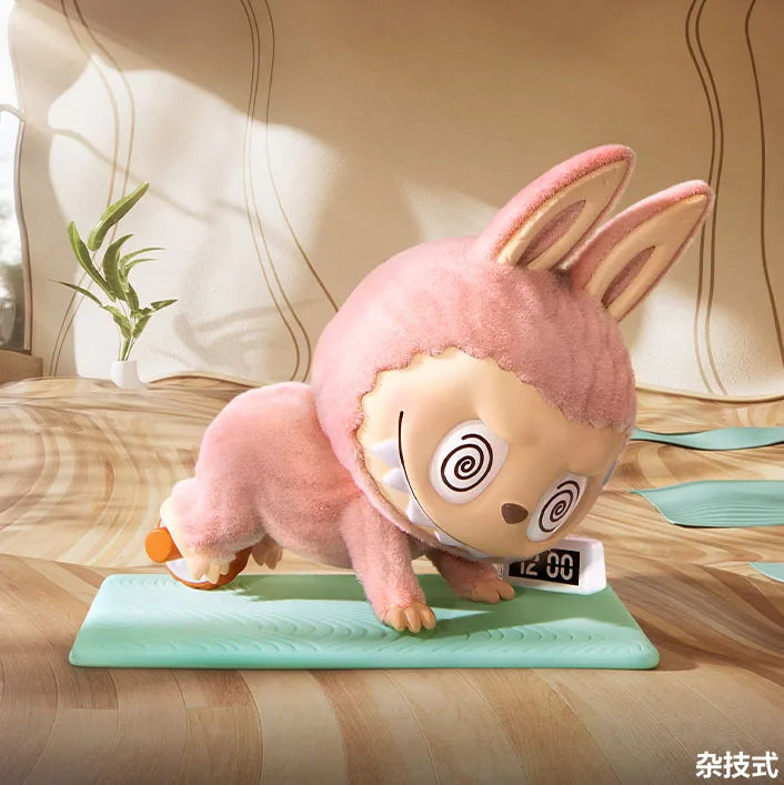 🧘♀️ LABUBU The Monsters – Série Yoga Paresseux