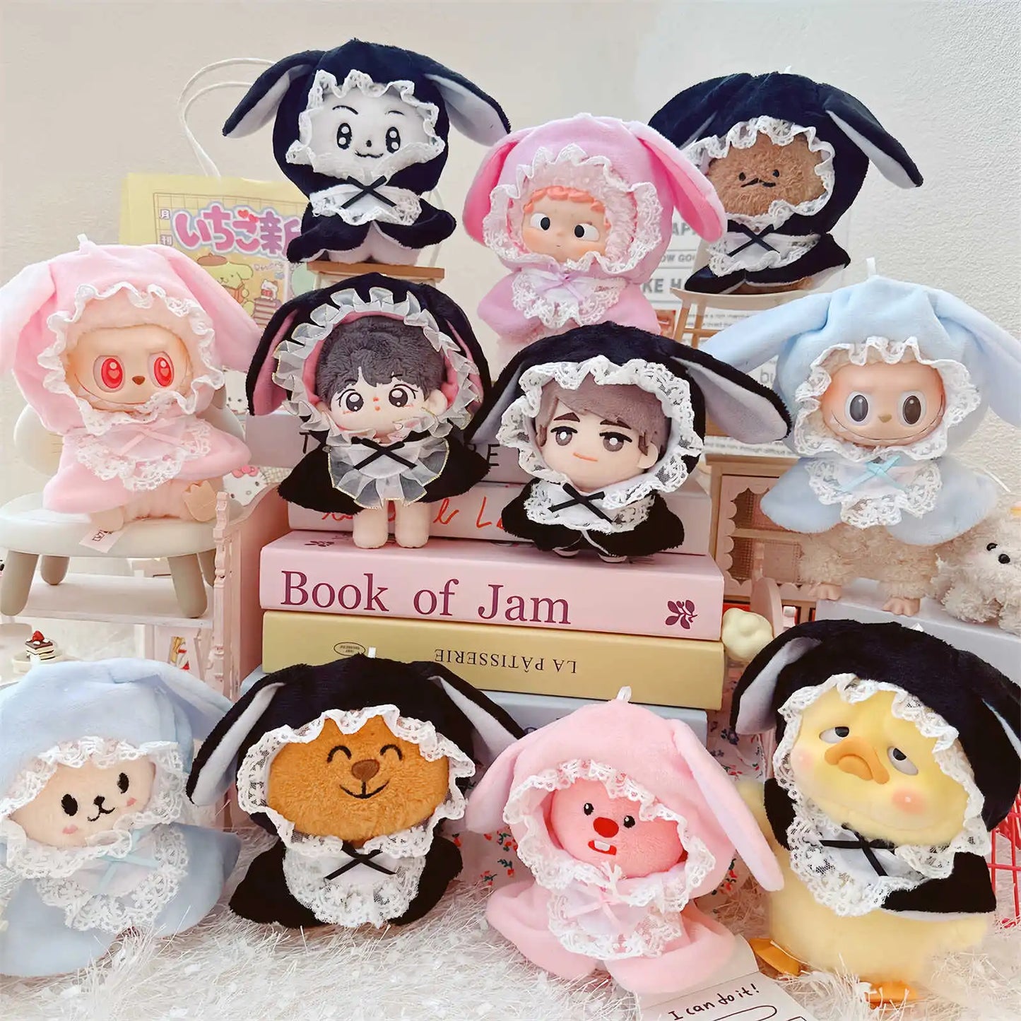 👗🎤 Vêtements Labubu 17cm – Mode Kpop pour Petits Stylistes !