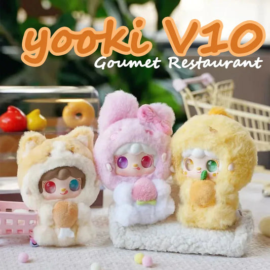 🍰Gourmimi V10 – Restaurant Gourmand | Boîte Mystère en Peluche Kawaii par ANGELYA✨