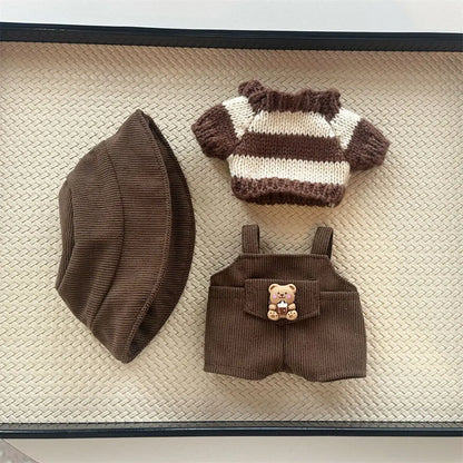 🎒✨ Vêtements pour Poupée Labubu 17 cm – Look Décontracté et Aventure Créative 🌈
