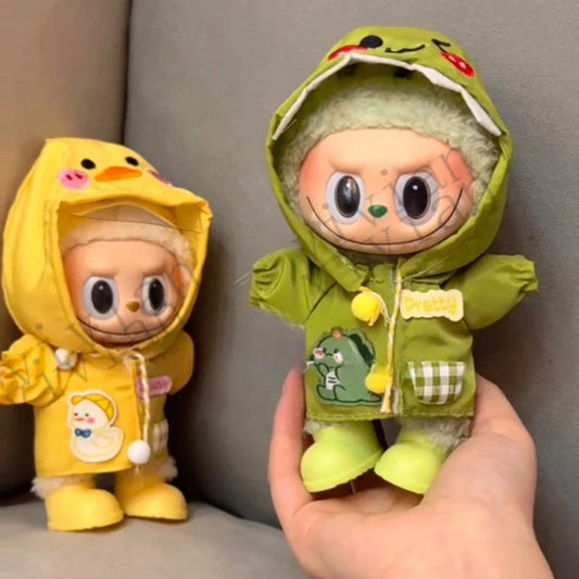 ☔ Ensemble Accessoires de Pluie Mini Doll'S – Pour Poupées Labubu 15-17 cm