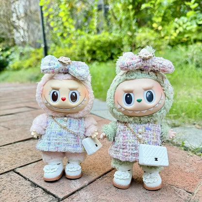 🌸 Ensemble Camellia pour Poupée Labubu 17 cm – Élégance, Style &amp; Imagination