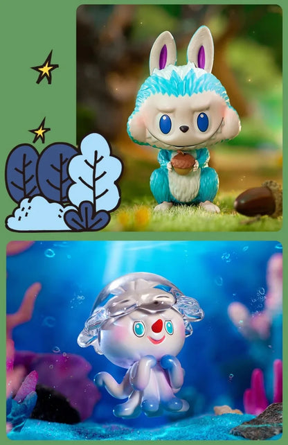 🌈 Figurines Kawaii Labubu – Boîte Mystère Animaux