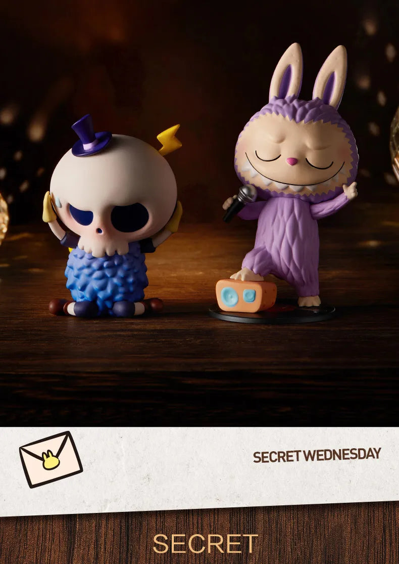 🌟 Figurine Kawaii Labubu | Série Mischief Diary – POP MART (Boîte Mystère)