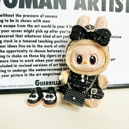 🌸 Ensemble Camellia pour Poupée Labubu 17 cm – Élégance, Style &amp; Imagination