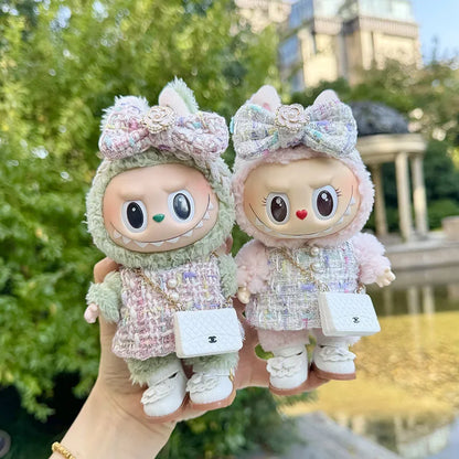 🌸 Ensemble Camellia pour Poupée Labubu 17 cm – Élégance, Style &amp; Imagination