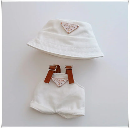 👗🧢 Vêtements Mini Poupée Labubu 17 cm – Tenue Complète avec Chapeau &amp; Chaussures