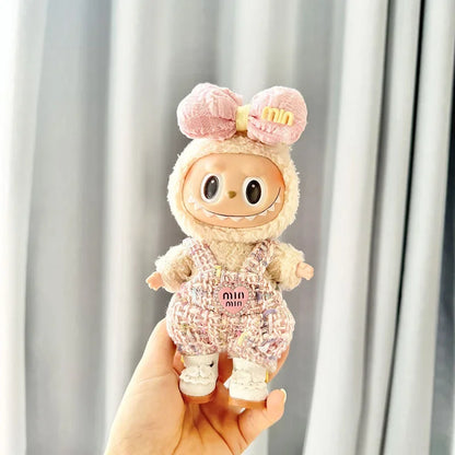 🌸 Ensemble Camellia pour Poupée Labubu 17 cm – Élégance, Style &amp; Imagination