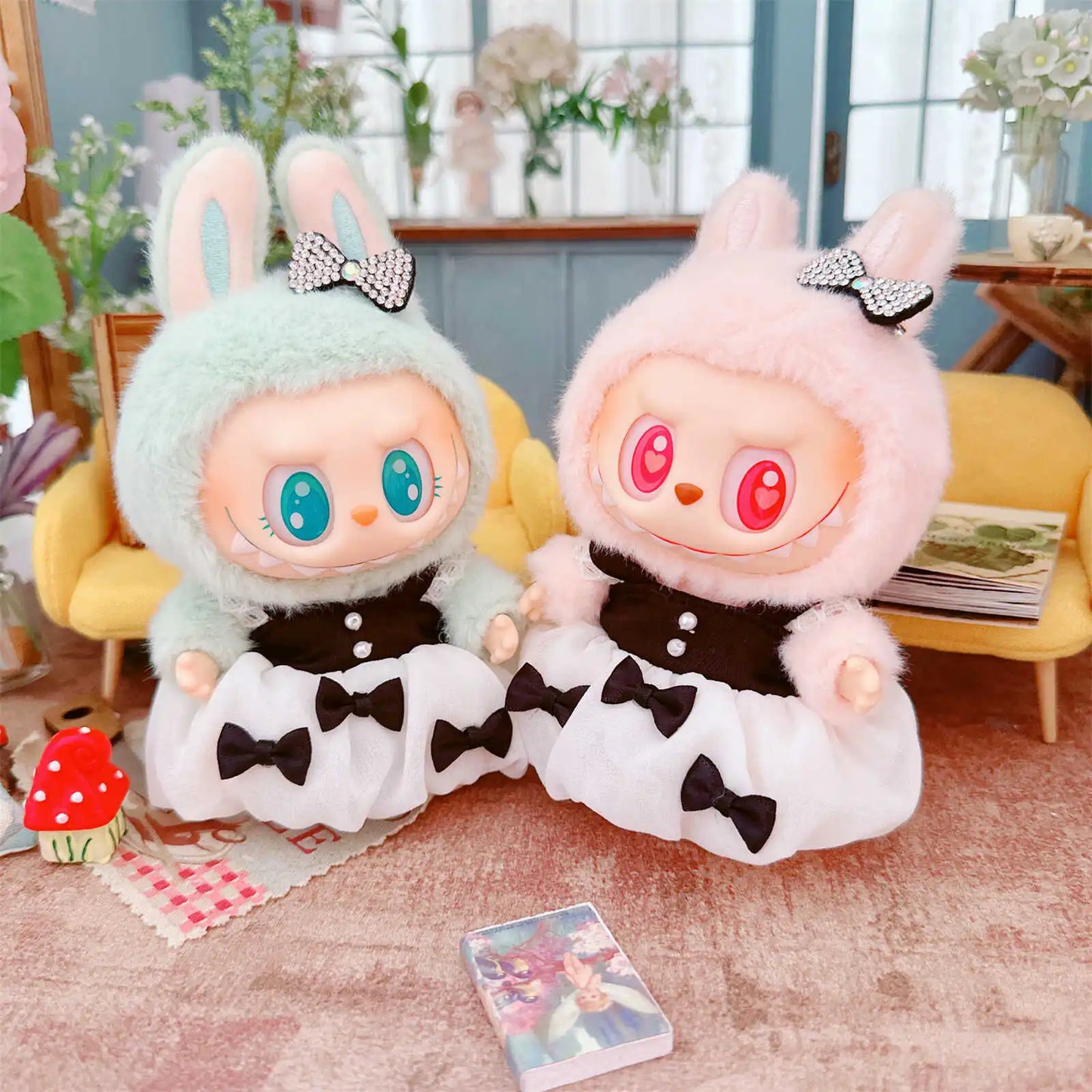 👗🎤 Vêtements Labubu 17cm – Mode Kpop pour Petits Stylistes !