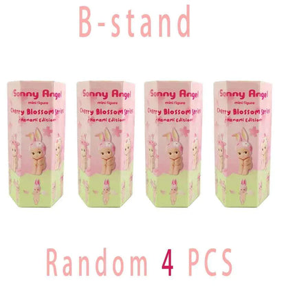 🌸 Figurine Mini Hippers LABUBU – Édition Cherry Blossom