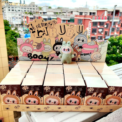 🧸 Labubu – Set de 30 Porte-clés Plush Blind Box Kawaii
