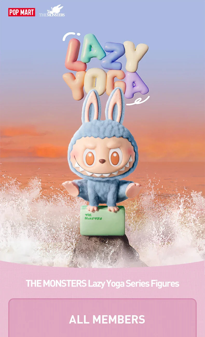 🧘♀️ LABUBU The Monsters – Série Yoga Paresseux
