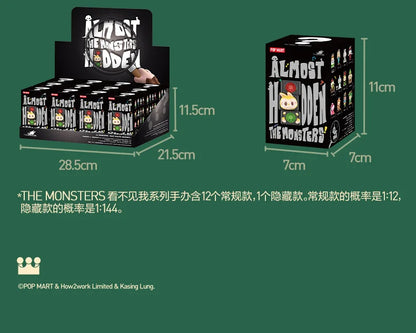 🎁 Labubu Monstres – Série Presque Cachée | Boîte Surprise Kawaii (12 Modèles Uniques)