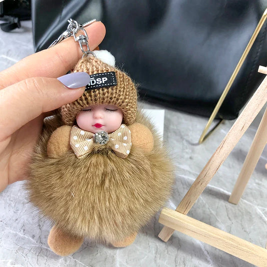 🧸Labubu Flocon Élégant – Charme Doux & Signature Unique