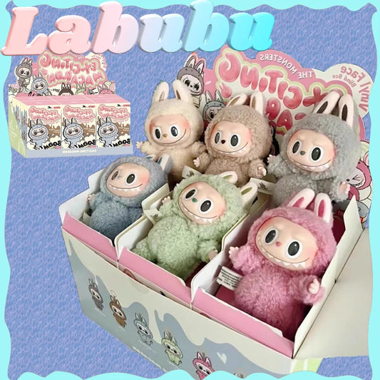 🧸 Figurine Labubu Enamel 17 cm – Monstre Kawaii &amp; Déco Pop