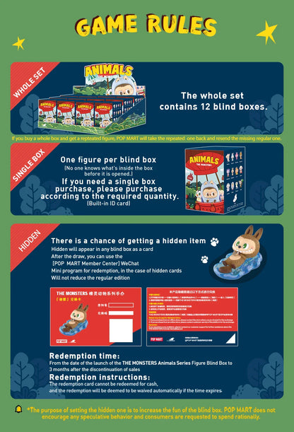 🦊 Labubu Monstre Animaux – Figurine Décorative &amp; Cadeau Surprise