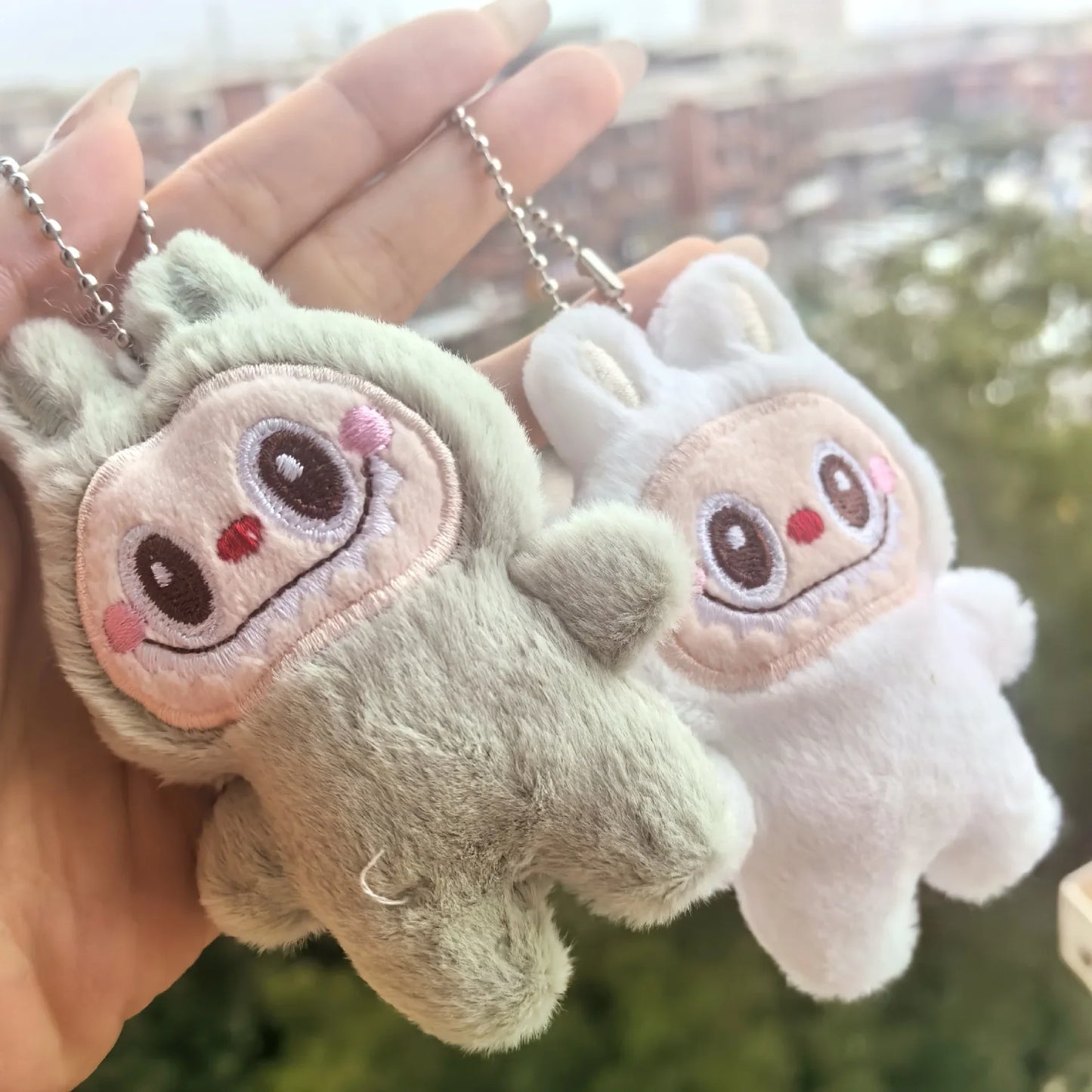🧸 Labubu – Set de 30 Porte-clés Plush Blind Box Kawaii