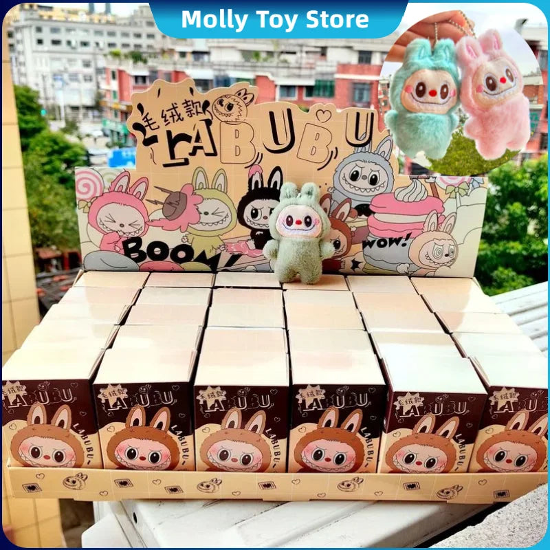 🧸 Labubu – Set de 30 Porte-clés Plush Blind Box Kawaii