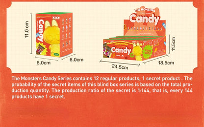 🍬 Figurine LABUBU Monsters Candy – Boîte Mystère Anime