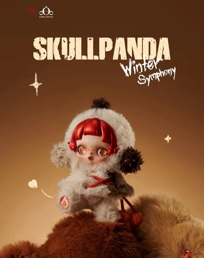 ❄️ SKULLPANDA - Hiver Enchanté : Poupée Pendentif de Collection