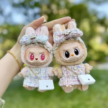 🌸 Ensemble Camellia pour Poupée Labubu 17 cm – Élégance, Style &amp; Imagination