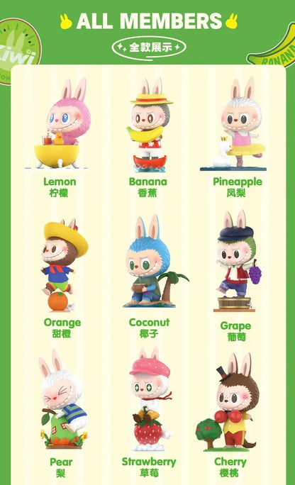 🍓 Boîte Mystère LABUBU The Monsters Fruits Series – Figurines Kawaii de Collection (9–11 cm)
