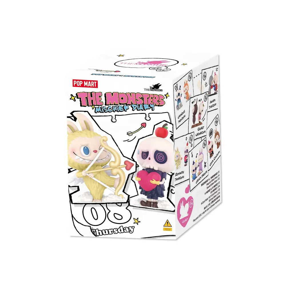 🌟 Figurine Kawaii Labubu | Série Mischief Diary – POP MART (Boîte Mystère)