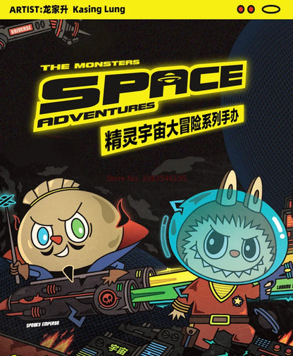 🚀 Labubu – Capitaine des Monstres de l’Espace – Figurine Anime POP MART