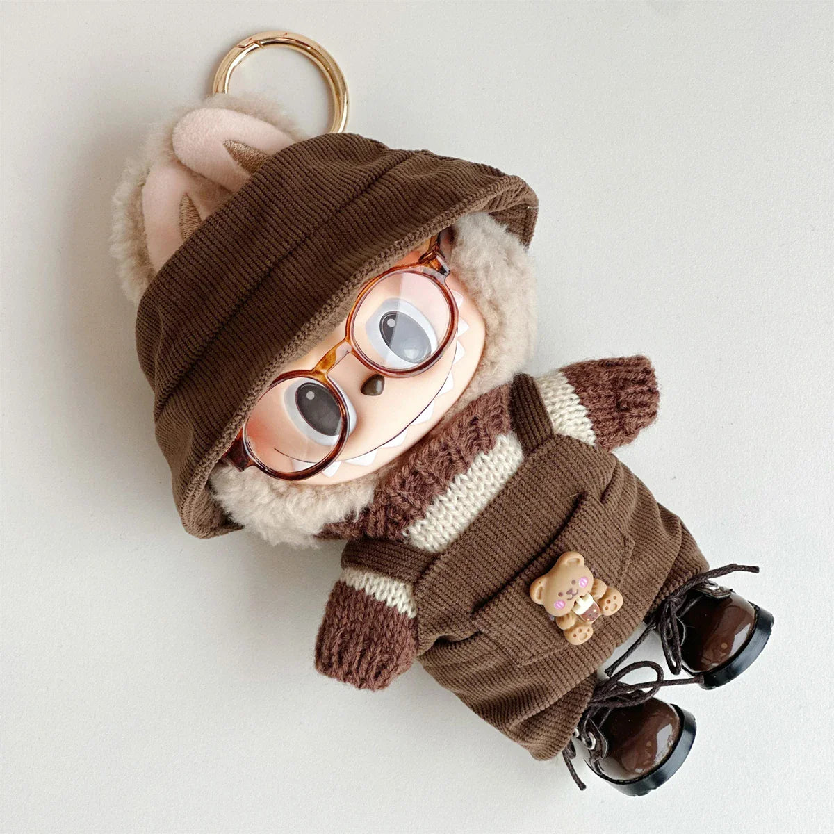 🎒✨ Vêtements pour Poupée Labubu 17 cm – Look Décontracté et Aventure Créative 🌈