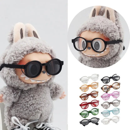 🤓 Lunettes Transparentes Labubu 6.5 cm – Le Détail qui Fait Briller vos Poupées