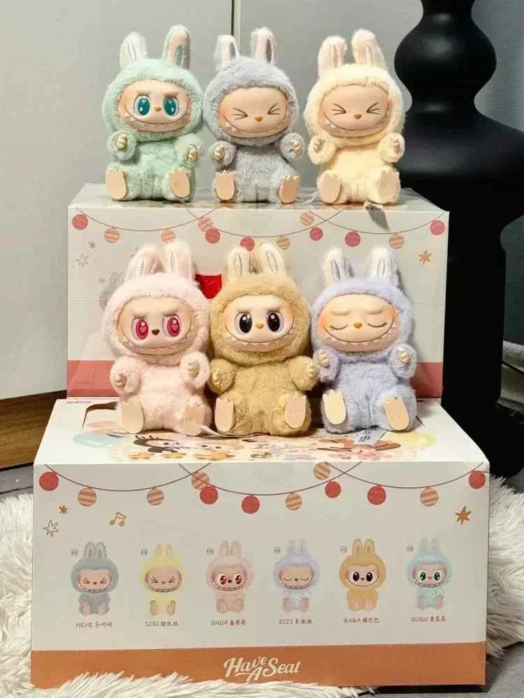 🎉 Porte-clé Labubu Monstre Kawaii - Série Have A Seat