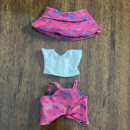👗✨ Ensemble Bleu Azur – Tenue Élégante pour Poupées Labubu